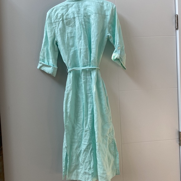 Core Life Brand Linen Button Up Dress - Picture 2 of 6